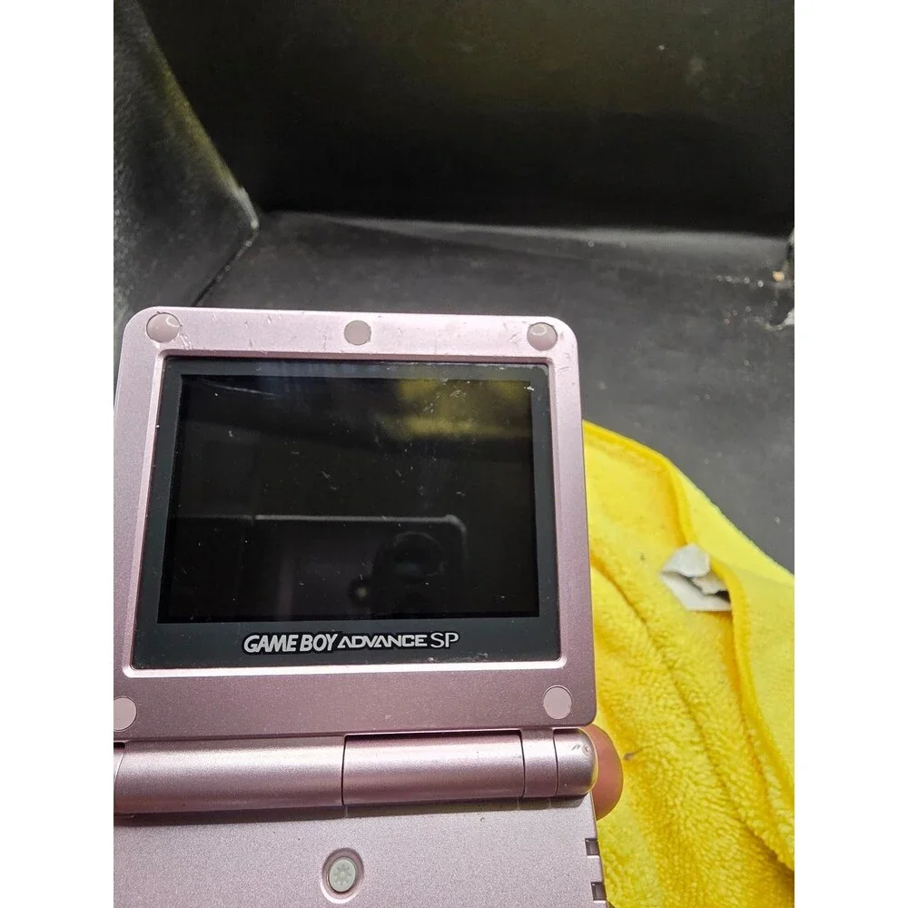 Nintendo Game Boy Advance SP AGS-101 Pearl Pink + Original Charger